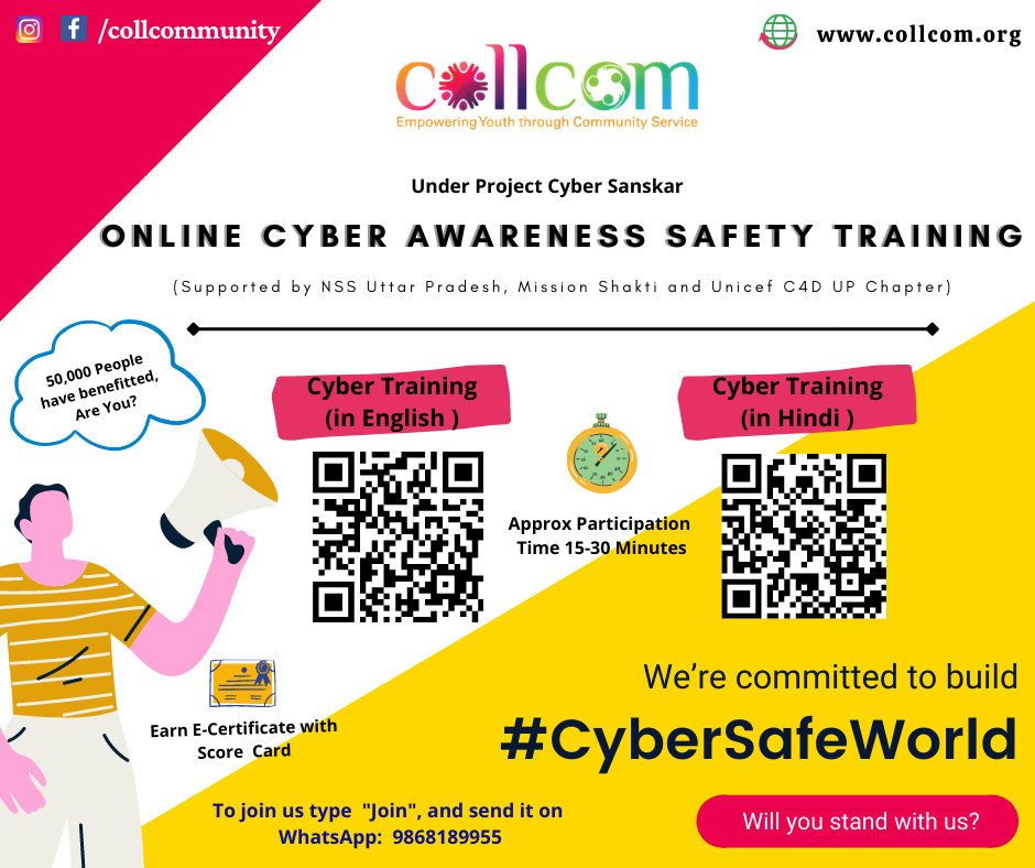 Mission Shakti Guided Cyber Crime Safety Training Poster