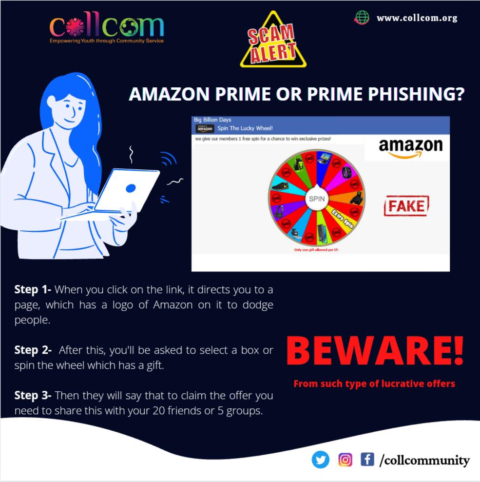 Amazon Phishing Scam Poster